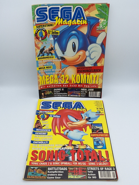 4x Sega Magazine Ausgabe 4 bis 7